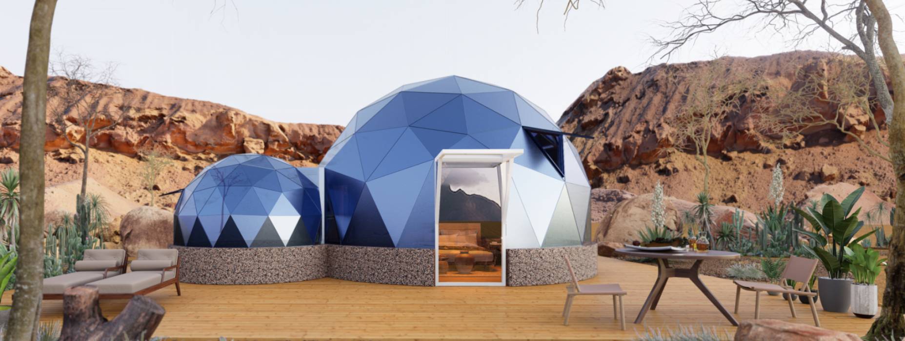 什邡市球形智能光伏玻璃星空房